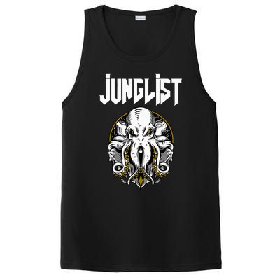 Junglist Octopus Dnb Rave Drum And Bass Squid PosiCharge Competitor Tank