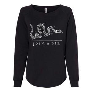 Join Or Die Snake Franklin Independence Gadsden 1776 Flag Womens California Wash Sweatshirt