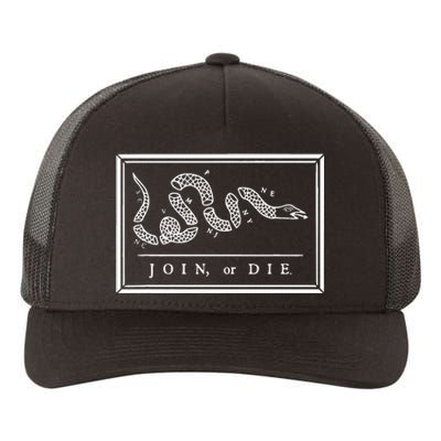 Join Or Die Yupoong Adult 5-Panel Trucker Hat