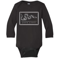 Join Or Die Baby Long Sleeve Bodysuit