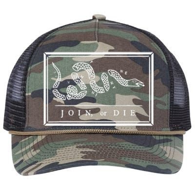 Join Or Die Retro Rope Trucker Hat Cap