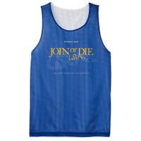 Join Or Die Benjamin Franklin Patriotic Graphic Gift Mesh Reversible Basketball Jersey Tank