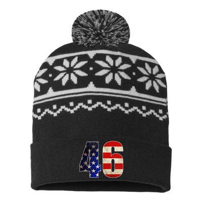 Joe Biden 2020 Election Vintage American President 46  USA-Made Snowflake Beanie