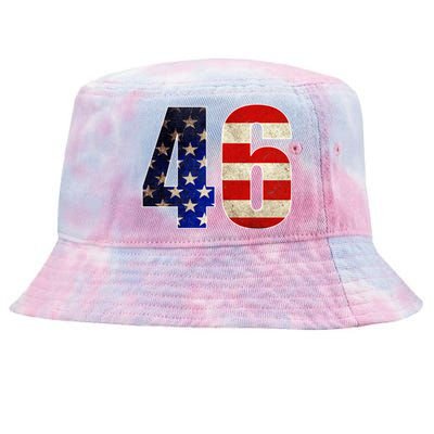 Joe Biden 2020 Election Vintage American President 46  Tie-Dyed Bucket Hat