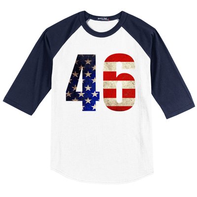 Joe Biden 2020 Election Vintage American President 46  Baseball Sleeve Shirt