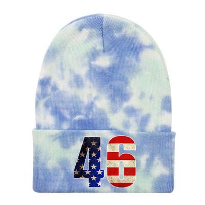 Joe Biden 2020 Election Vintage American President 46  Tie Dye 12in Knit Beanie