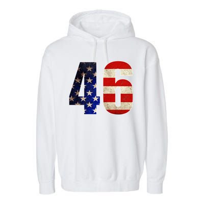 Joe Biden 2020 Election Vintage American President 46  Garment-Dyed Fleece Hoodie