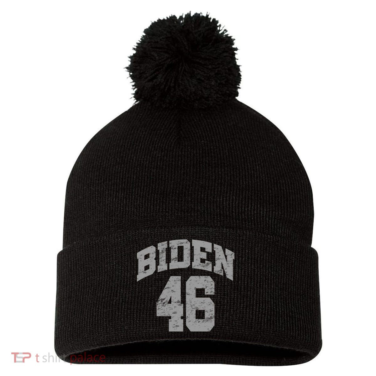 Joe Biden 46 Pom Pom 12in Knit Beanie