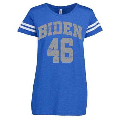 Joe Biden 46 Enza Ladies Jersey Football T-Shirt