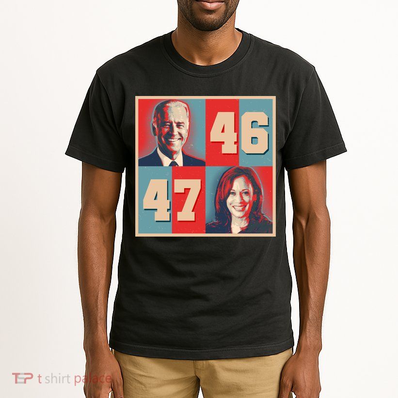 Joe Biden 46 Kamala Harris 47 Vintage Election Tall T-Shirt