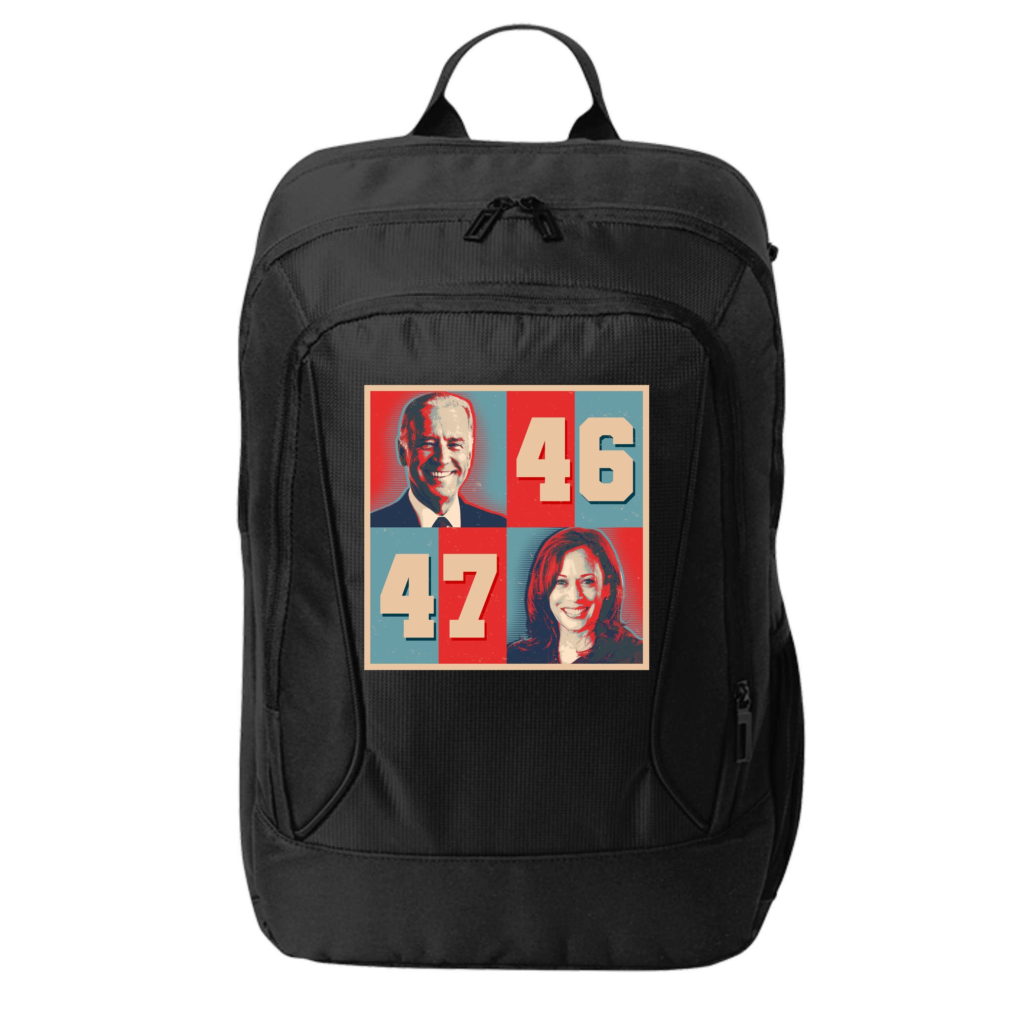 Joe Biden 46 Kamala Harris 47 Vintage Election City Backpack