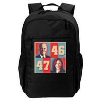 Joe Biden 46 Kamala Harris 47 Vintage Election Daily Commute Backpack