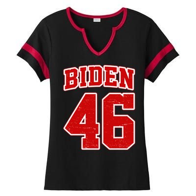 Joe Biden 46th president 2020 Ladies Halftime Notch Neck Tee