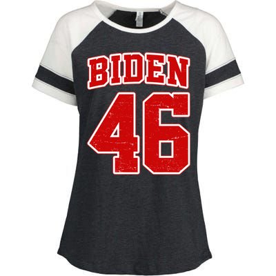 Joe Biden 46th president 2020 Enza Ladies Jersey Colorblock Tee