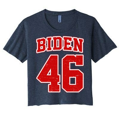 Joe Biden 46th president 2020 Women's Crop Top Tee