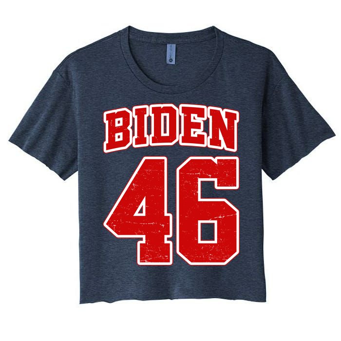 Joe Biden 46th president 2020 Women's Crop Top Tee