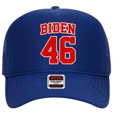 Joe Biden 46th president 2020 High Crown Mesh Back Trucker Hat