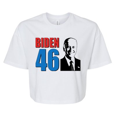 Joe Biden 46th President Elected  Bella+Canvas Jersey Crop Tee