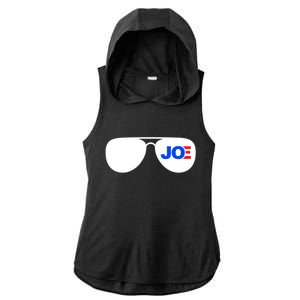 Joe Biden Aviators Ladies PosiCharge Tri-Blend Wicking Draft Hoodie Tank