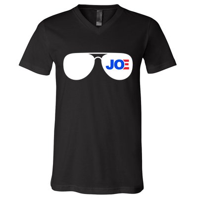 Joe Biden Aviators V-Neck T-Shirt