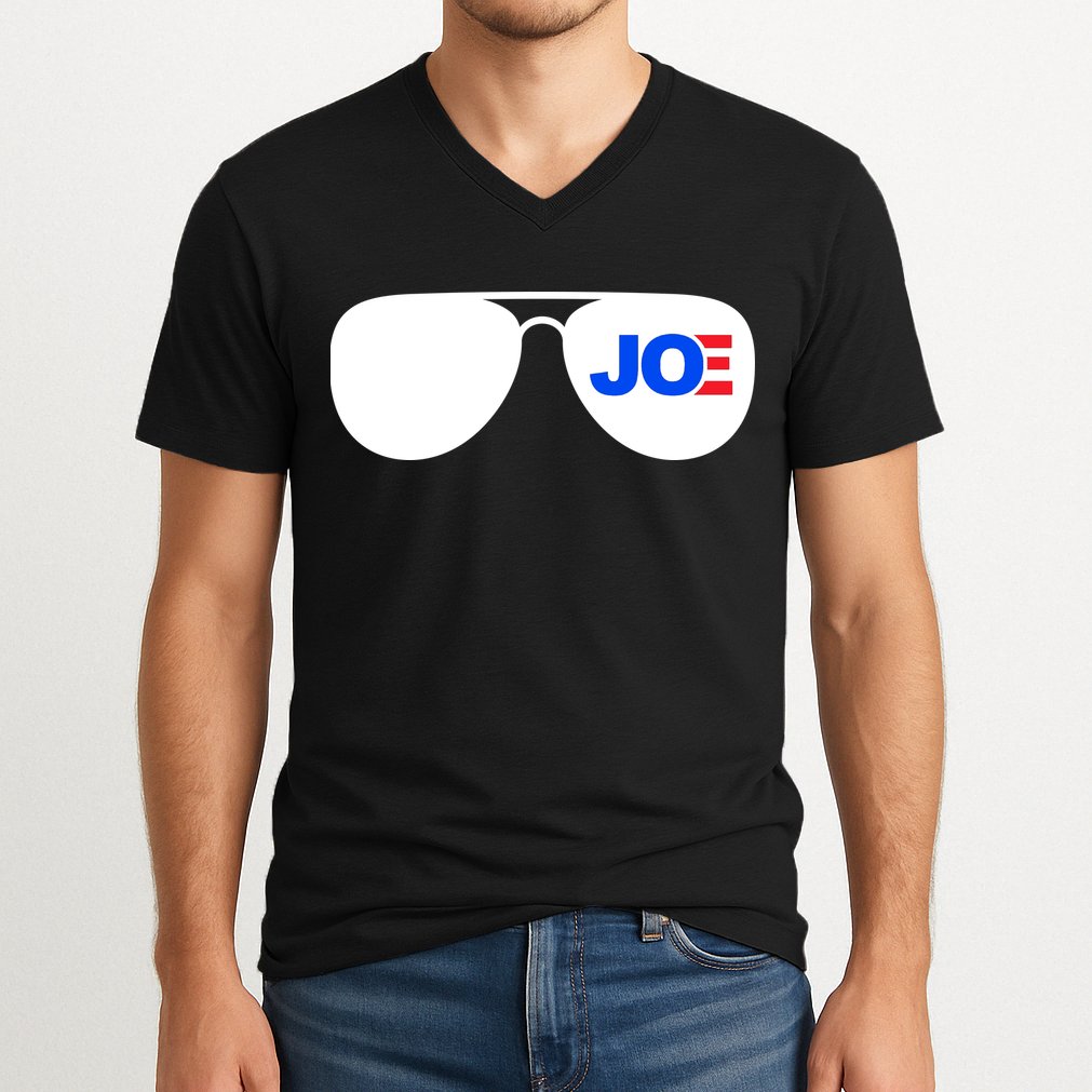 Joe Biden Aviators V-Neck T-Shirt