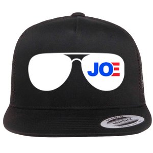 Joe Biden Aviators Flat Bill Trucker Hat