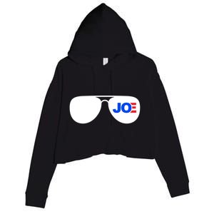 Joe Biden Aviators Crop Fleece Hoodie