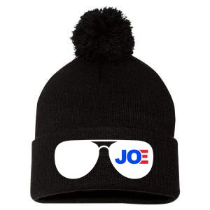 Joe Biden Aviators Pom Pom 12in Knit Beanie