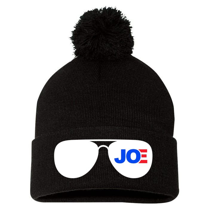 Joe Biden Aviators Pom Pom 12in Knit Beanie