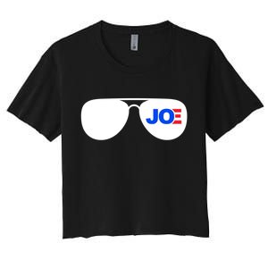 Joe Biden Aviators Women's Crop Top Tee