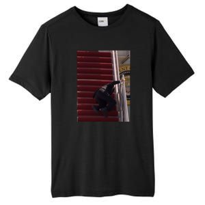 Joe Biden Big Fall Stumbling Tall Fusion ChromaSoft Performance T-Shirt