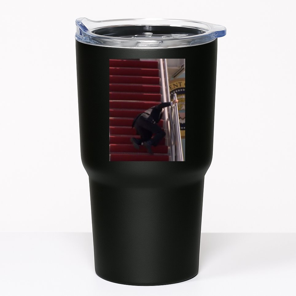 Joe Biden Big Fall Stumbling Tumbler