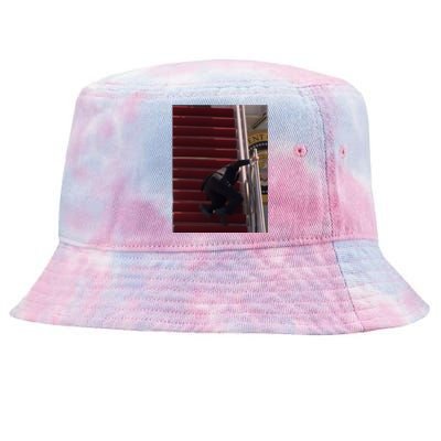 Joe Biden Big Fall Stumbling Tie-Dyed Bucket Hat