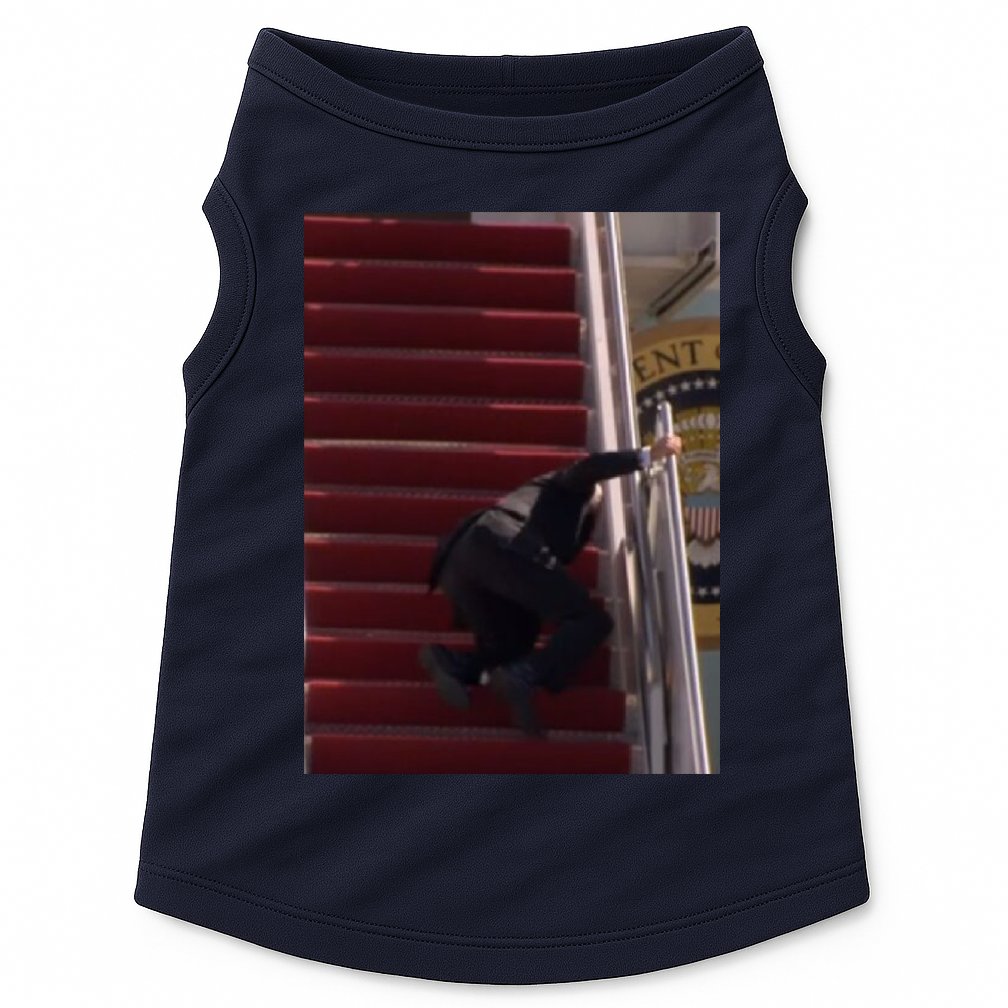 Joe Biden Big Fall Stumbling Doggie Tank
