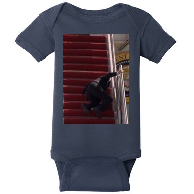 Joe Biden Big Fall Stumbling Baby Bodysuit