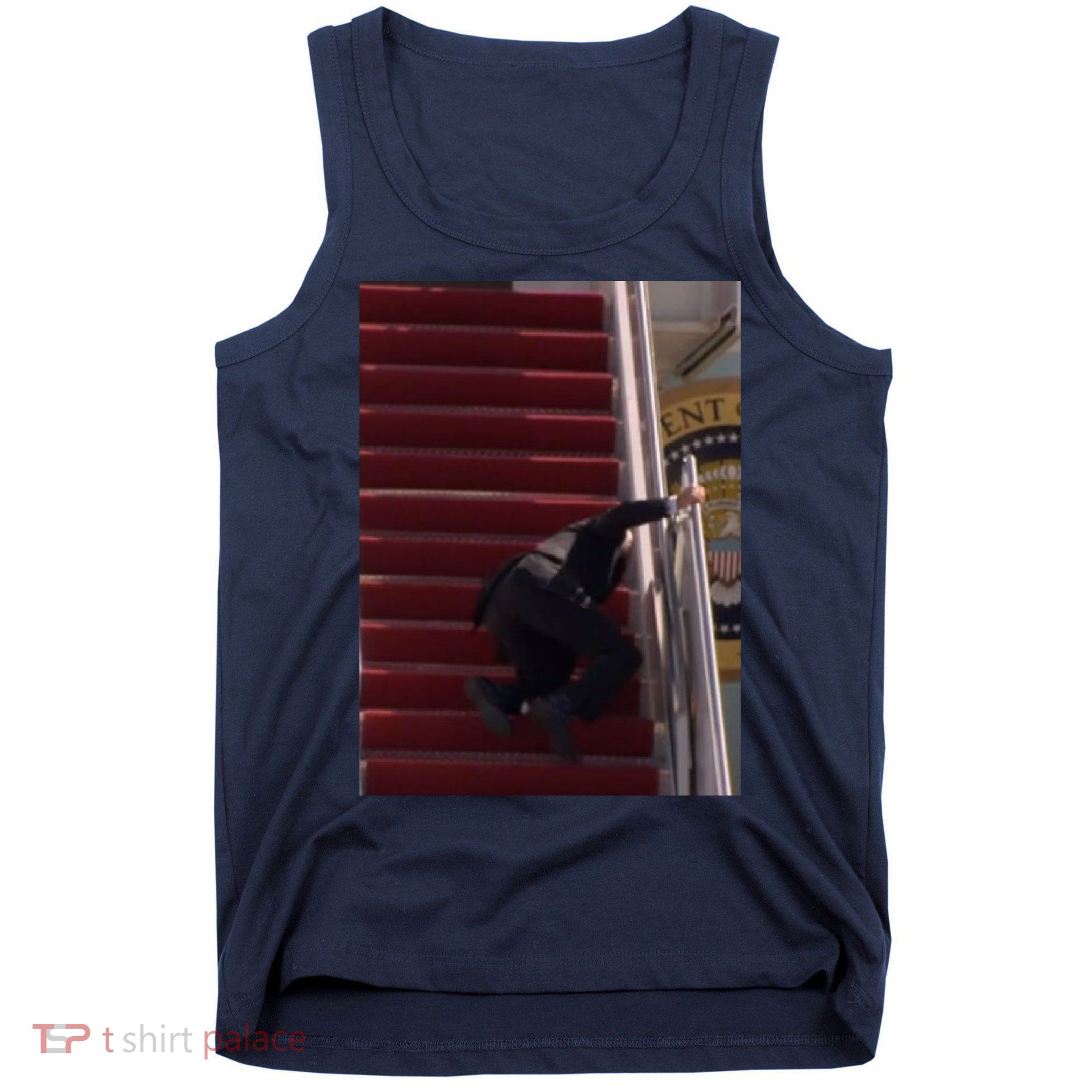 Joe Biden Big Fall Stumbling Tank Top