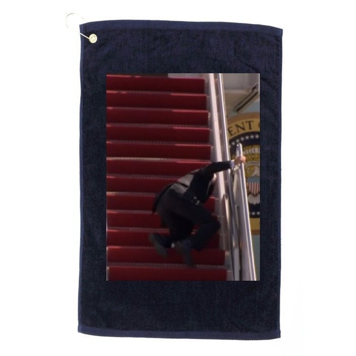 Joe Biden Big Fall Stumbling Golf Towel