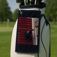 Joe Biden Big Fall Stumbling Golf Towel