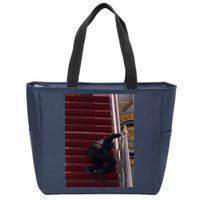 Joe Biden Big Fall Stumbling Zip Tote Bag