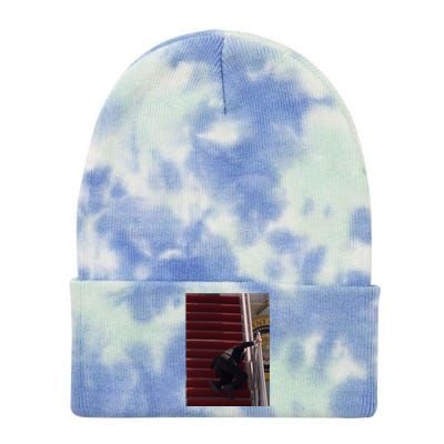 Joe Biden Big Fall Stumbling Tie Dye 12in Knit Beanie