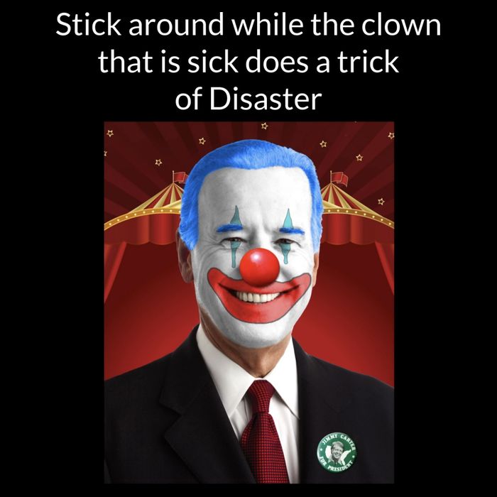 Joe Biden Clown Disaster Funny USA Backpack