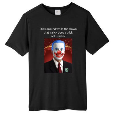 Joe Biden Clown Disaster Funny USA Tall Fusion ChromaSoft Performance T-Shirt