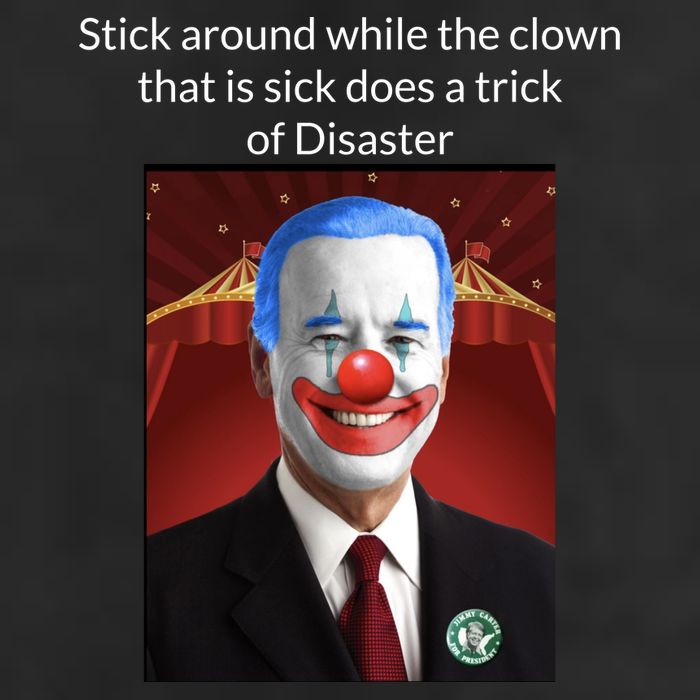 Joe Biden Clown Disaster Funny USA 11oz C Handle Ceramic Mug