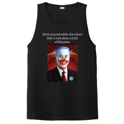 Joe Biden Clown Disaster Funny USA PosiCharge Competitor Tank