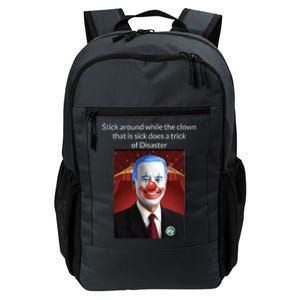 Joe Biden Clown Disaster Funny USA Daily Commute Backpack