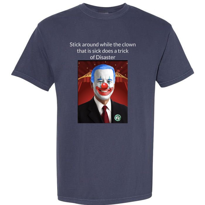 Joe Biden Clown Disaster Funny USA Garment-Dyed Heavyweight T-Shirt