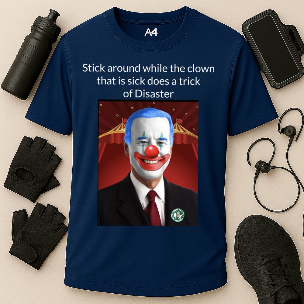 Joe Biden Clown Disaster Funny USA Performance Shirt