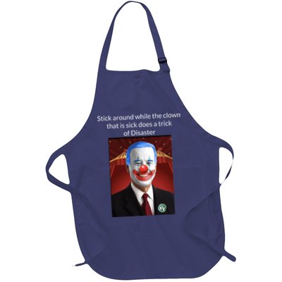Joe Biden Clown Disaster Funny USA Apron