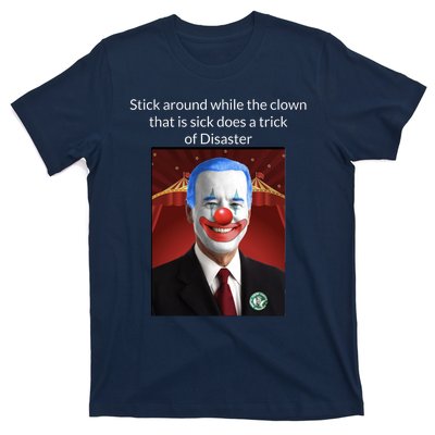 Joe Biden Clown Disaster Funny USA T-Shirt