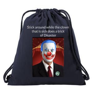 Joe Biden Clown Disaster Funny USA Drawstring Bag